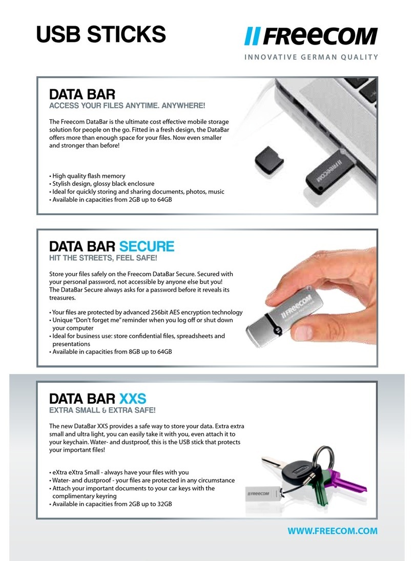 Freecom DATA BAR brochure Freecom DATA BAR brochure