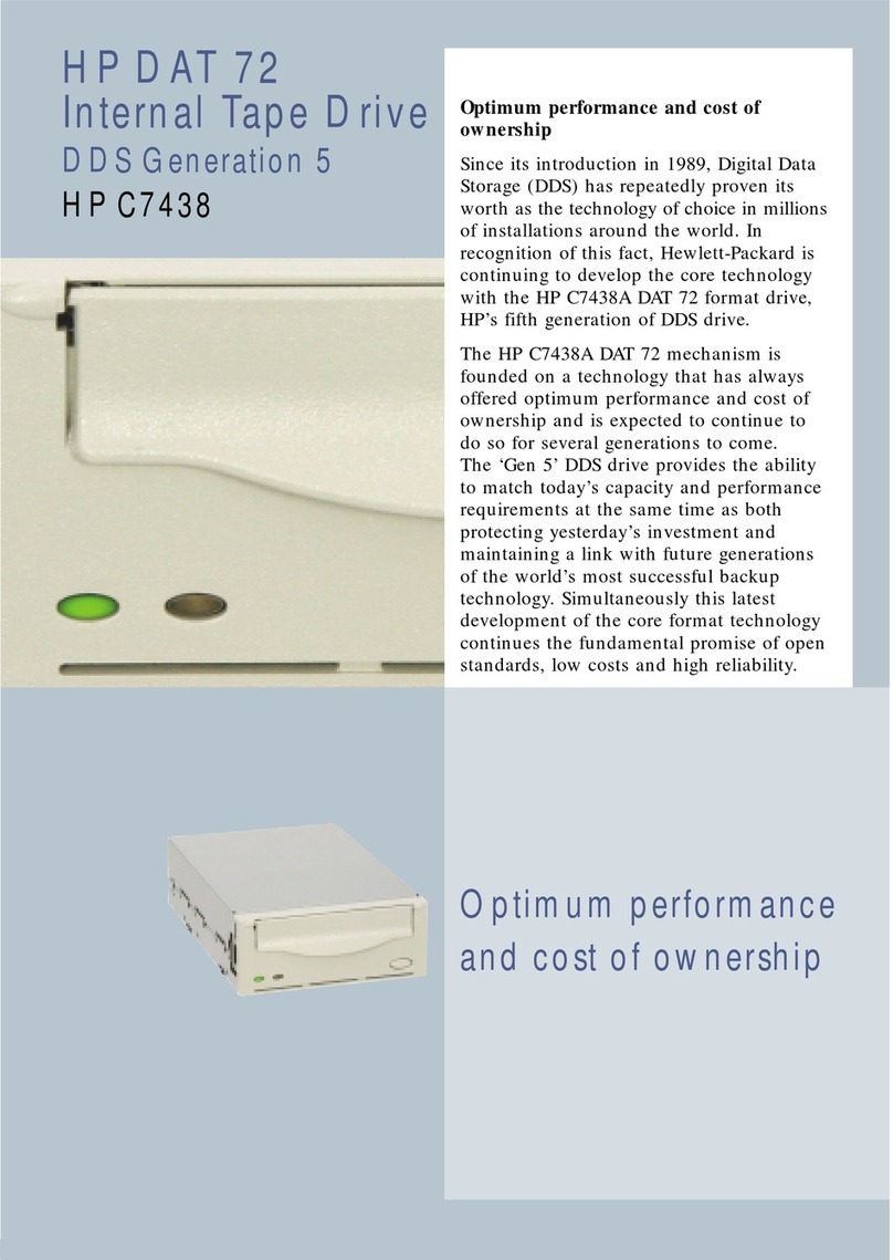 HP StorageWorks DAT 72 User manual