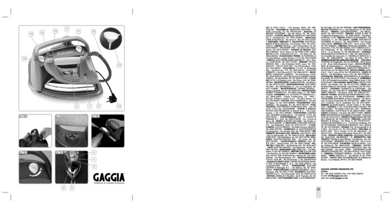 Gaggia STIRO GAGGIA CLASSIC User manual