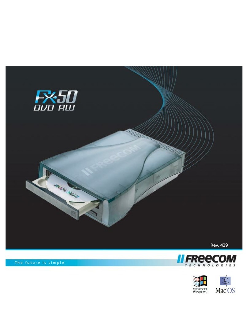 Freecom FX-50 User manual