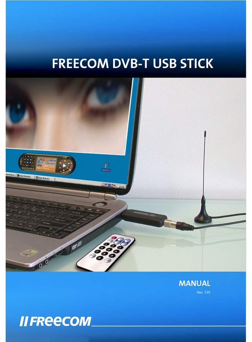 Freecom DVB-T USB Stick User manual