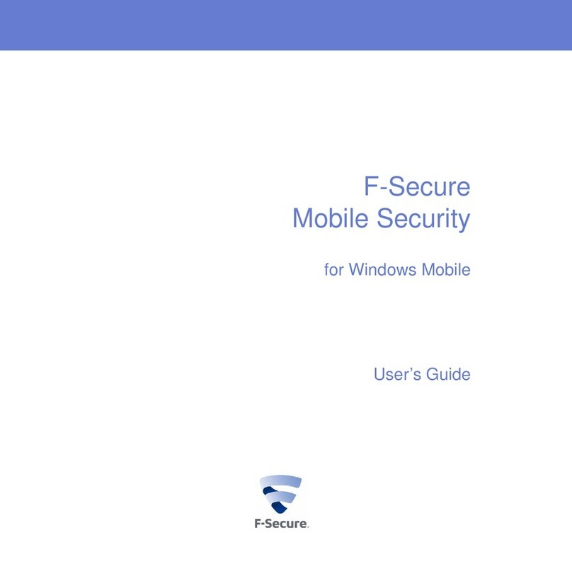 F-SECURE MOBILE SECURITY 6 FOR WINDOWS MOBILE - user guide F-SECURE MOBILE SECURITY 6 FOR WINDOWS MOBILE - user guide