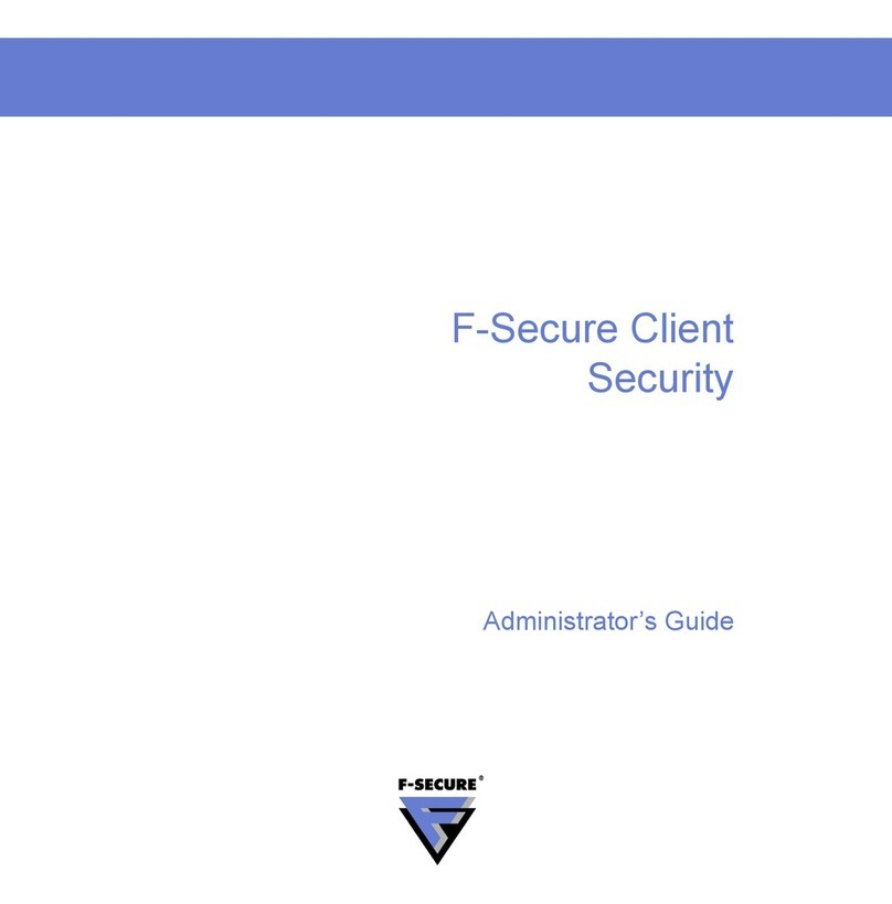 F-SECURE ANTI-VIRUS FOR MICROSOFT EXCHANGE 8.00 - Service manual