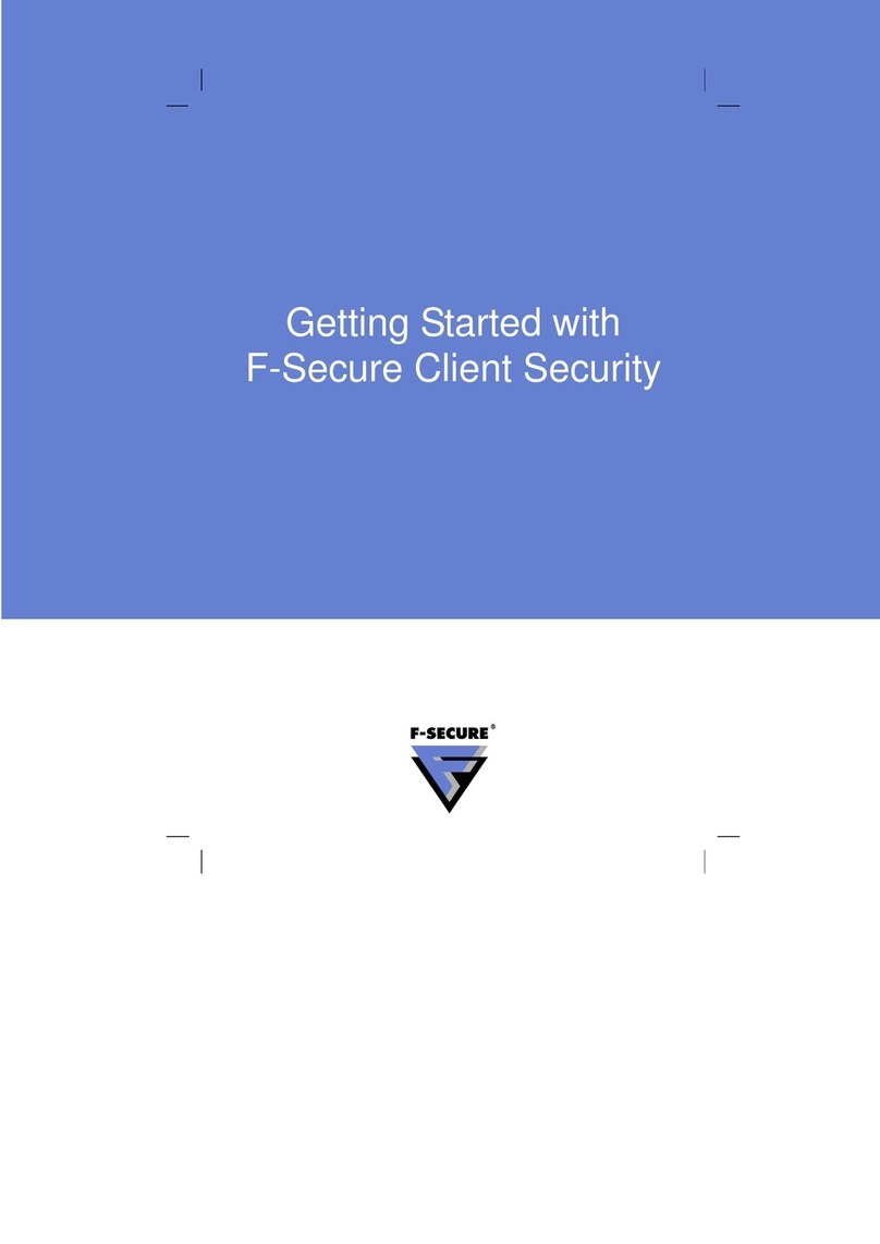 F-SECURE ANTI-VIRUS FOR MICROSOFT EXCHANGE 8.00 - Getting started guide