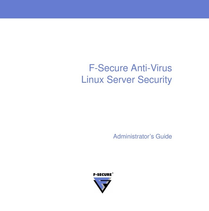 F-SECURE ANTI-VIRUS LINUX CLIENT SECURITY - Service manual F-SECURE ANTI-VIRUS LINUX CLIENT SECURITY - Service manual