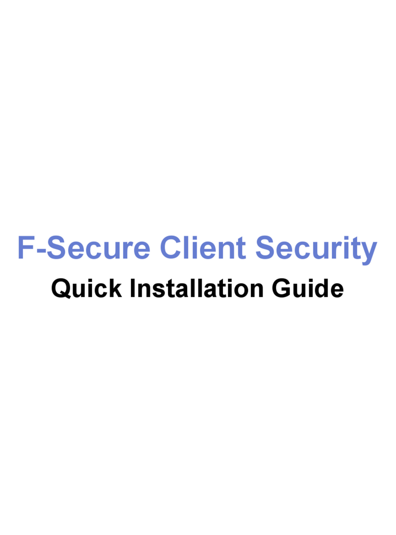 F-SECURE CLIENT SECURITY 9.00 - QUICK User manual F-SECURE CLIENT SECURITY 9.00 - QUICK User manual