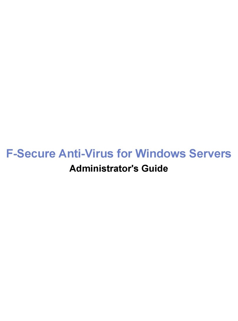 F-SECURE ANTI-VIRUS FOR WINDOWS SERVERS 9.00 Service manual F-SECURE ANTI-VIRUS FOR WINDOWS SERVERS 9.00 Service manual