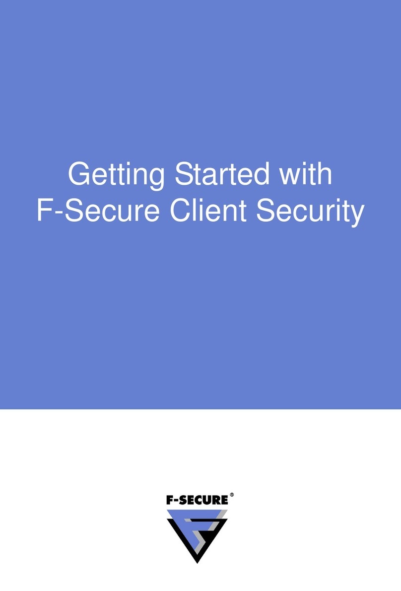 F-SECURE CLIENT SECURITY 7.00 Getting started guide