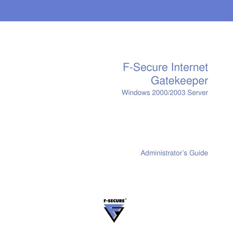F-SECURE INTERNET GATEKEEPER WINDOWS 2000-2003 SERVER 6.61... Administrator's guide F-SECURE INTERNET GATEKEEPER WINDOWS 2000-2003 SERVER 6.61... Administrator's guide