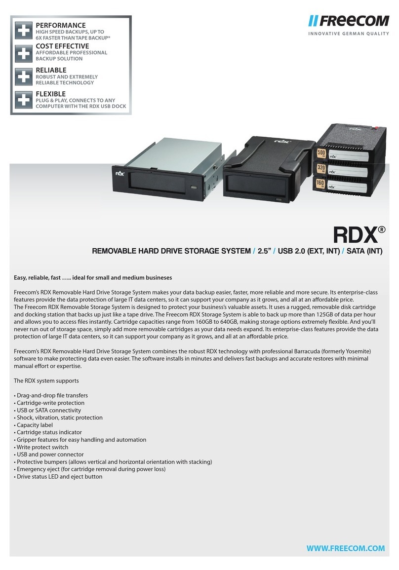 Freecom RDX datasheet