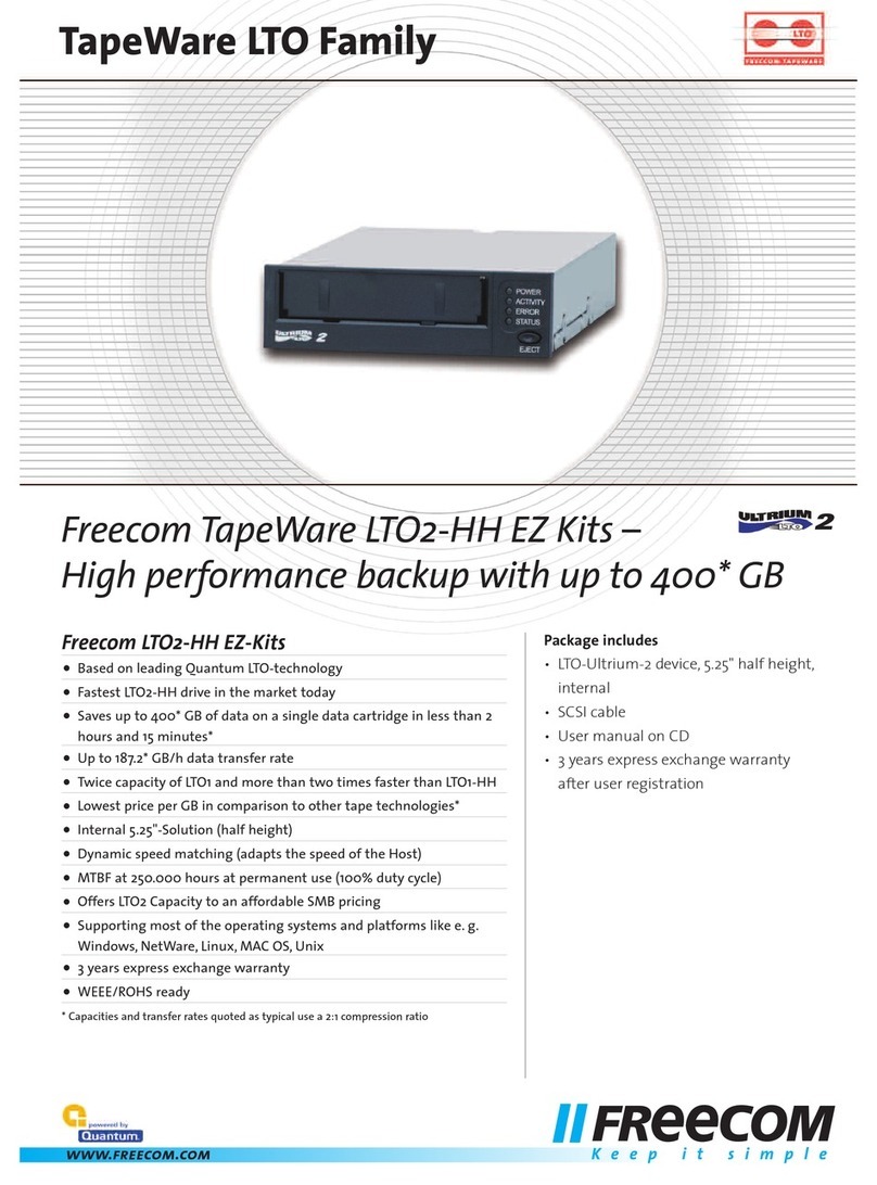 Freecom LTO2-HH EZ-KIT User manual