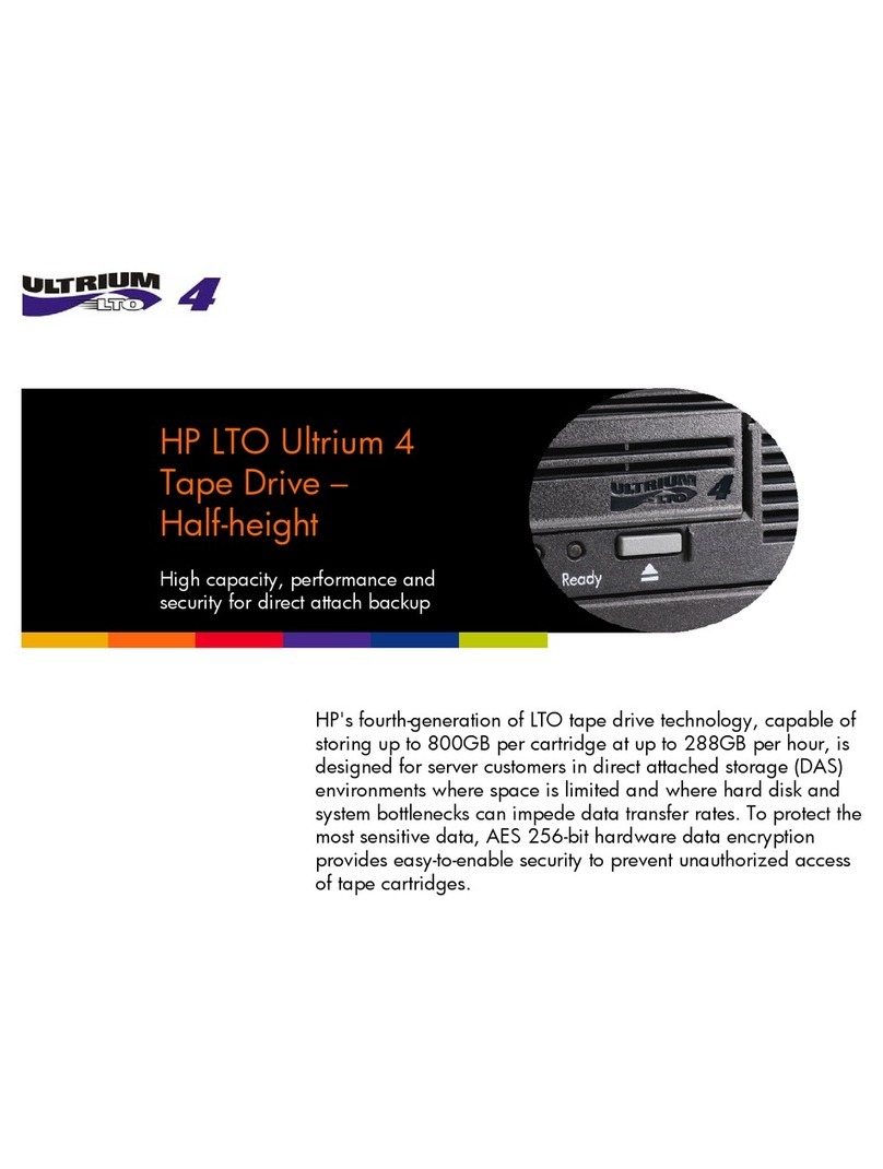 HP LTO-4 HH User manual