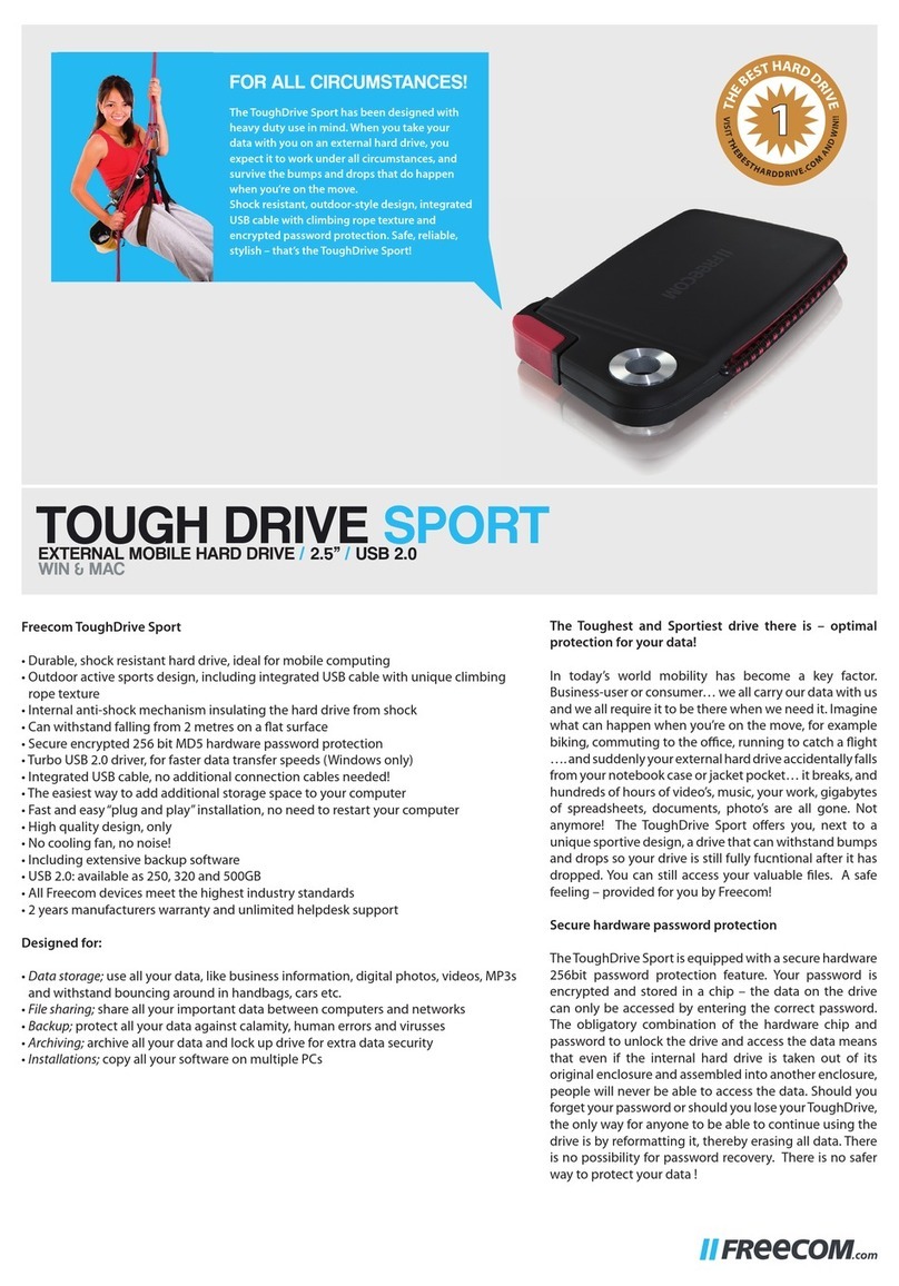 Freecom TOUGH DRIVE SPORT - User manual