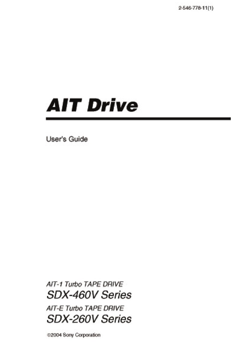 Freecom FC TapeWare AIT-260i user guide