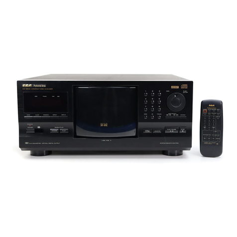 RCA CD9500 - 301 - Disc CD Changer User manual