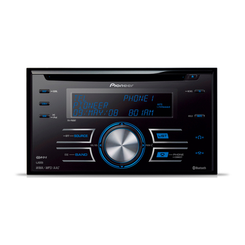 Pioneer FH-P800BT - Premier Radio / CD Operation manual Pioneer FH-P800BT - Premier Radio / CD Operation manual