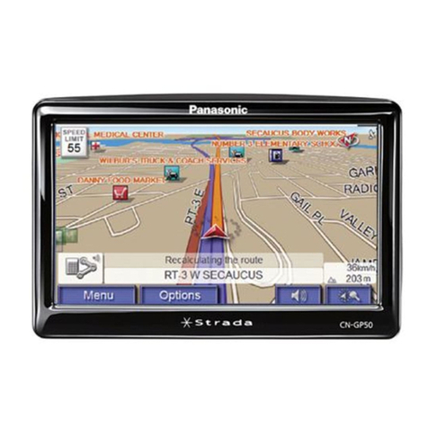 Panasonic CNGP50U - Car Strada Portable Mobile Navigation... User manual