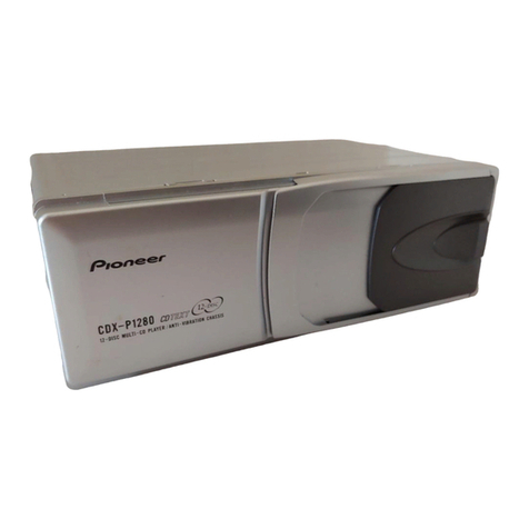 Pioneer P1280 - CDX CD Changer owner's manual