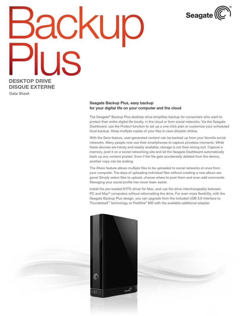 Seagate Backup Plus Desktop User manual