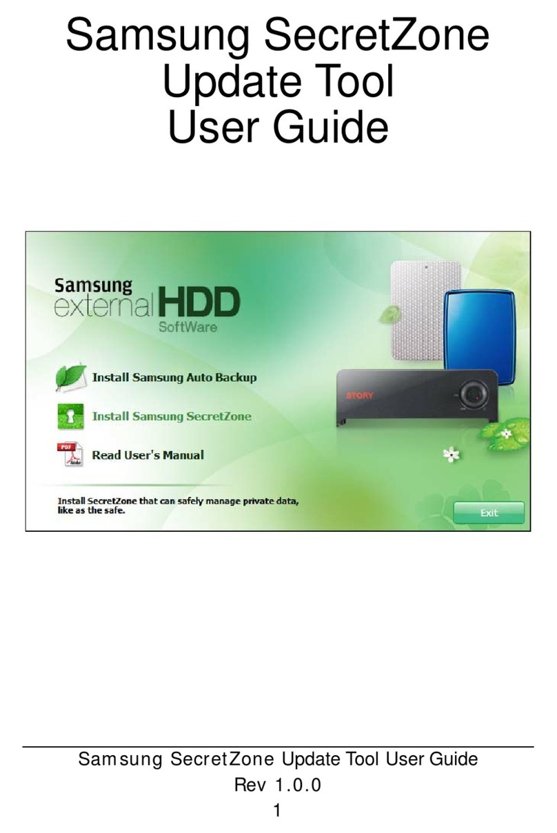 Samsung HXDU010EB - Story Station 1 TB External Hard... User manual