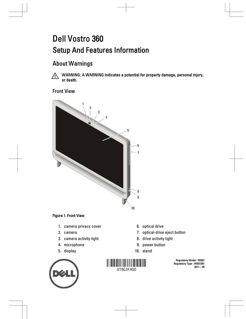 Dell Vostro 360 Owner's manual