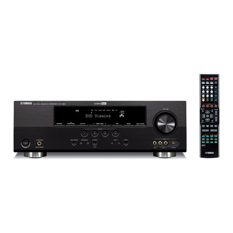 Yamaha RX-V365BL User manual