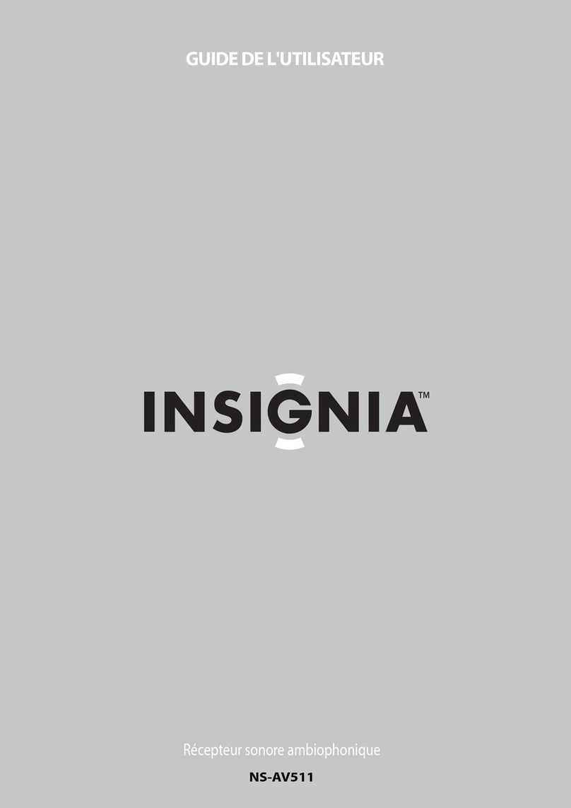 Insignia NS-AV511 Quick start guide