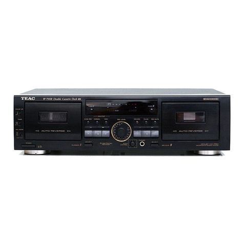 Teac W-790R User manual