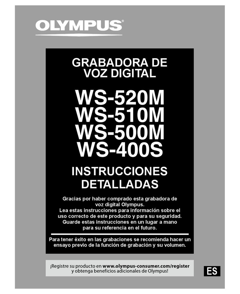 Olympus WS-520M User manual