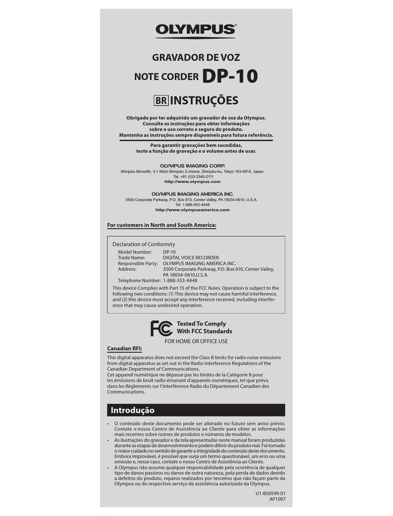 Olympus DP-10 User manual