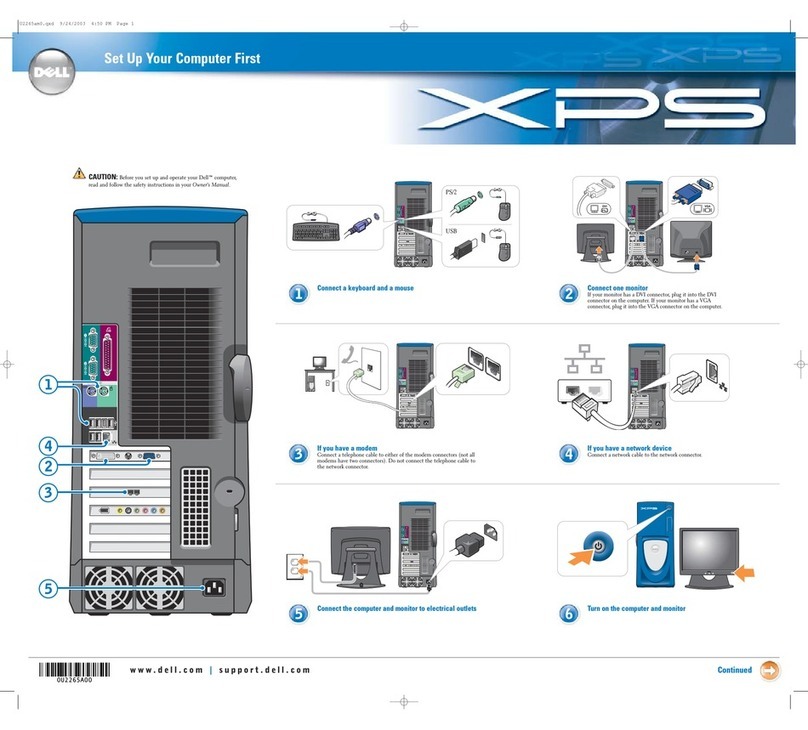 Dell XPS /Dimension Gen 2 Specification sheet