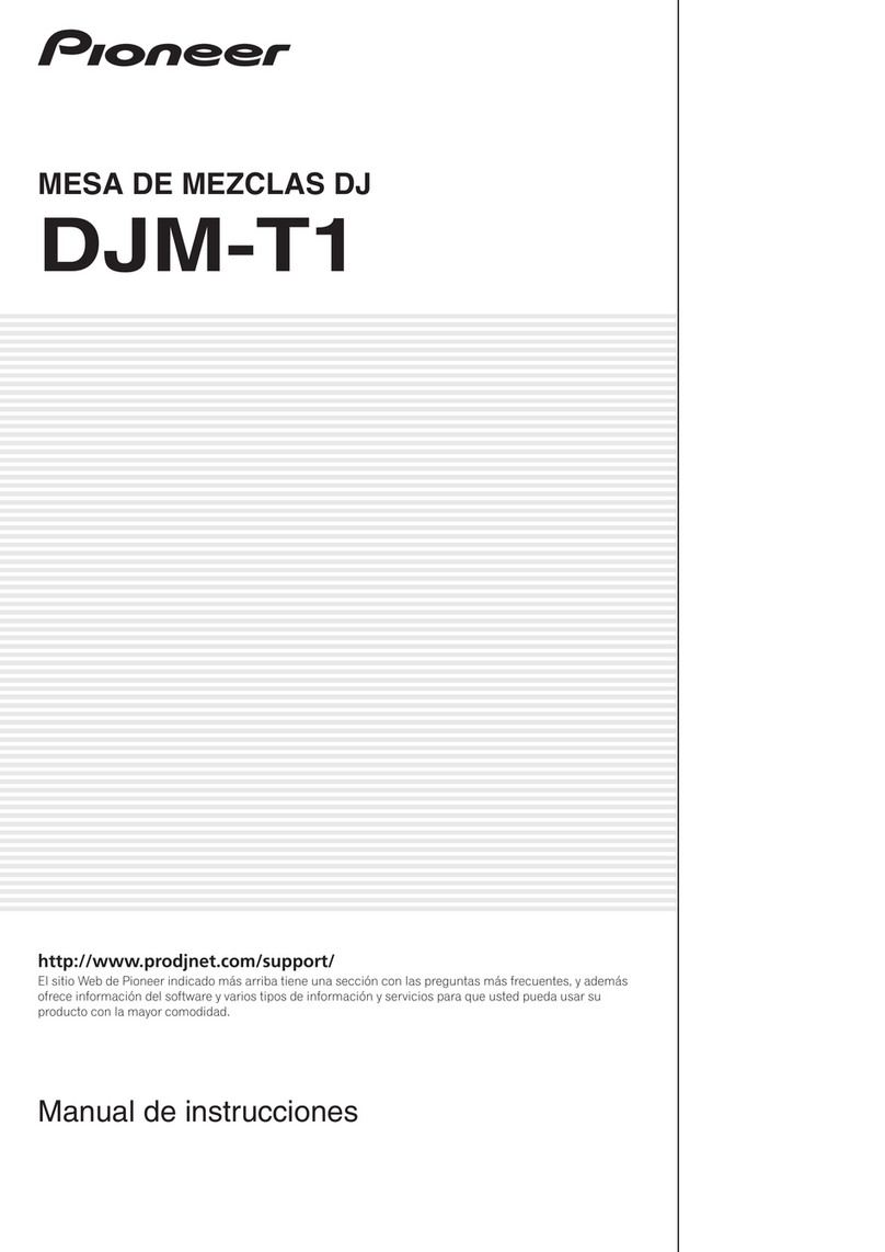 Pioneer DJM-T1 instruction manual