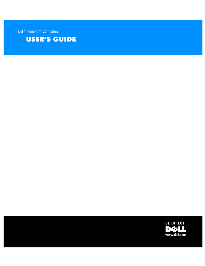 Dell WebPC User manual