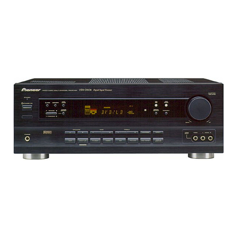 Pioneer VSX-D508 operating instructions