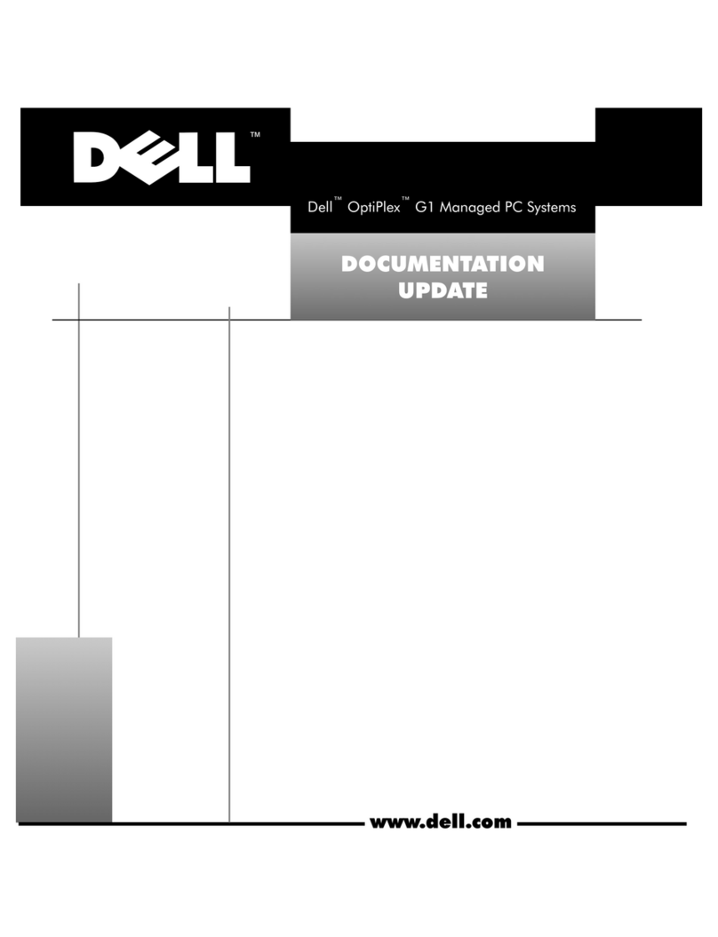 Dell OptiPlex G1 Operator's manual