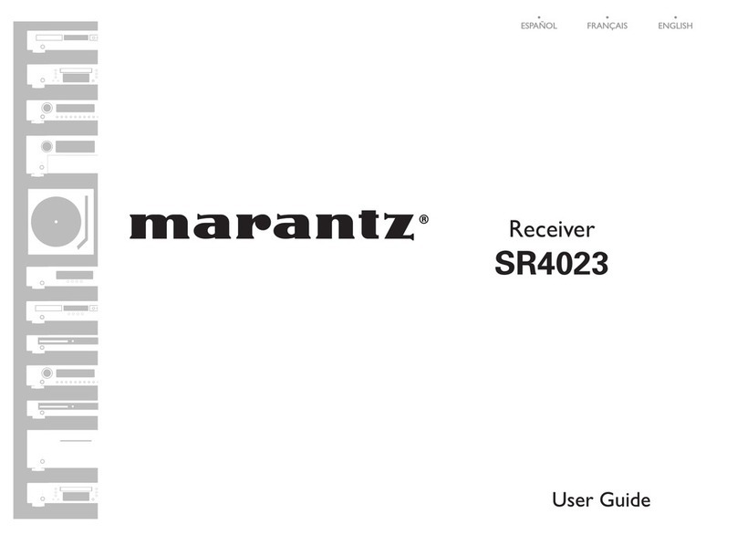 Marantz SR4023 Quick start guide Marantz SR4023 Quick start guide