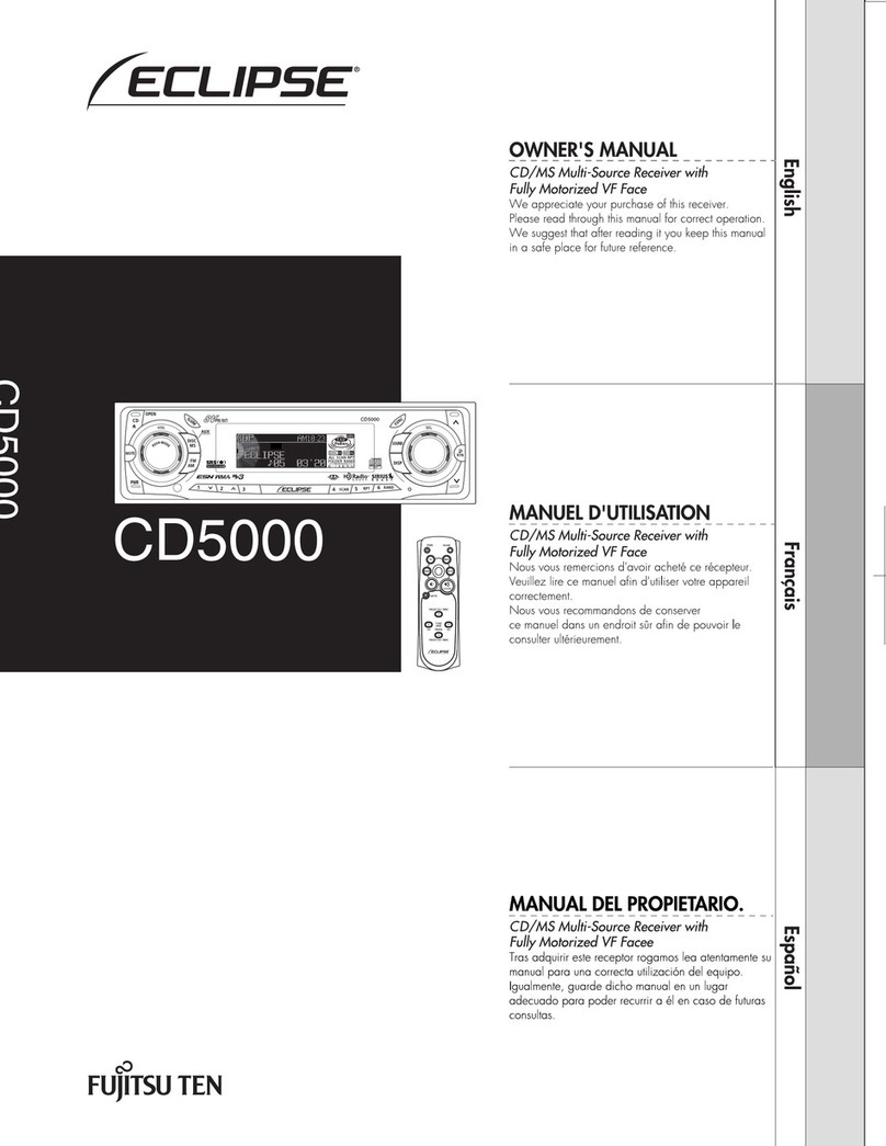 Eclipse CD5000 - ECLIPSE - Radio User manual