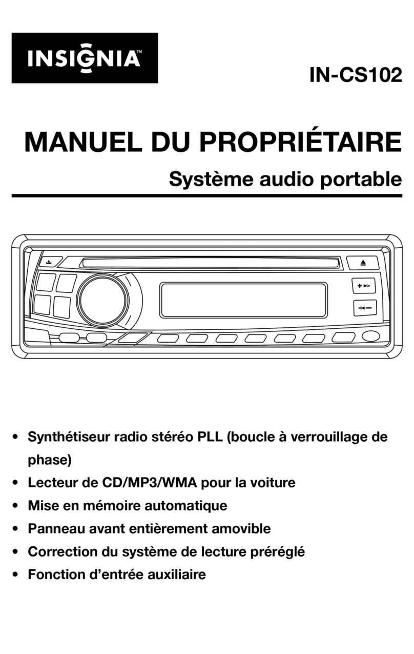 Insignia IN-CS102 user manual