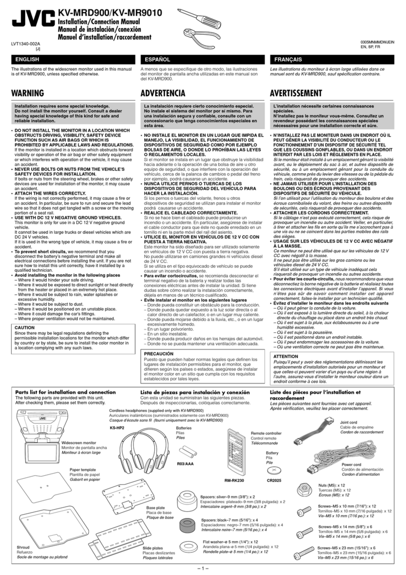 JVC MRD900 - KV - DVD Player Guide