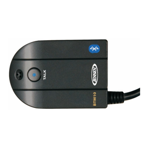 Jensen BTM10 - Add-On Bluetooth Module owner's manual Jensen BTM10 - Add-On Bluetooth Module owner's manual