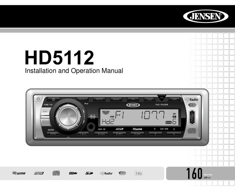 Jensen HD5112 User manual