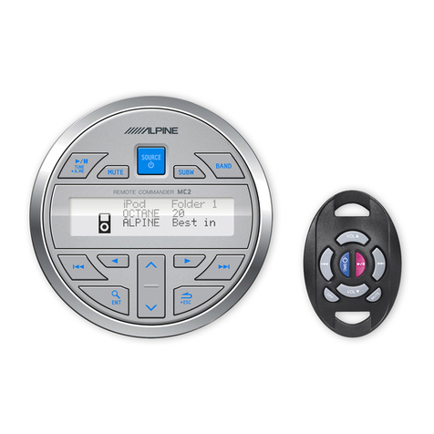 Alpine MC20 User manual