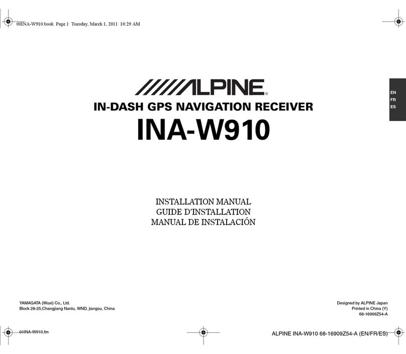 Alpine INA-W910 User manual