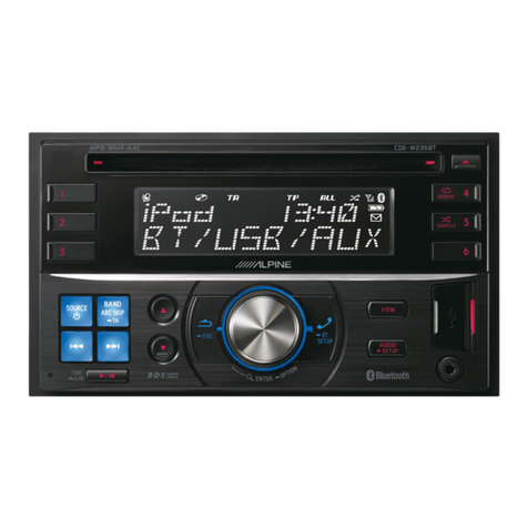 Alpine CDE-W235BT Instruction Manual