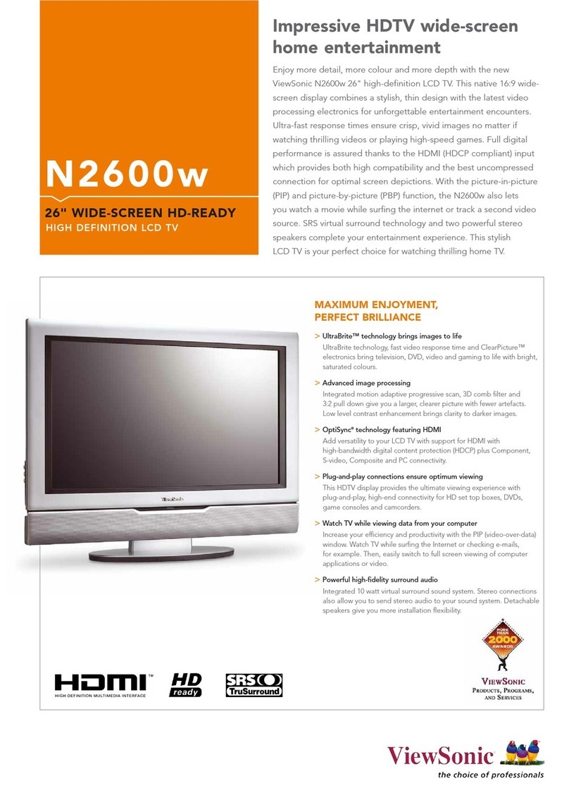 ViewSonic N2600W User manual