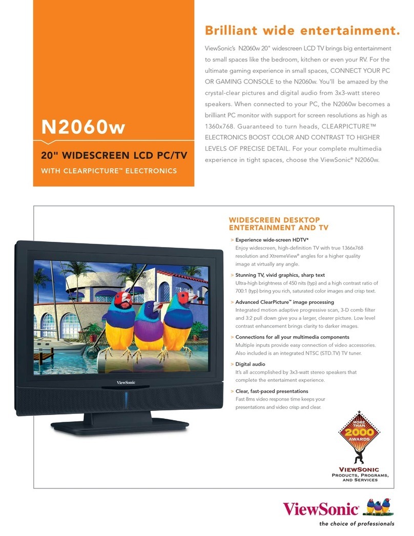 ViewSonic N2060W User manual
