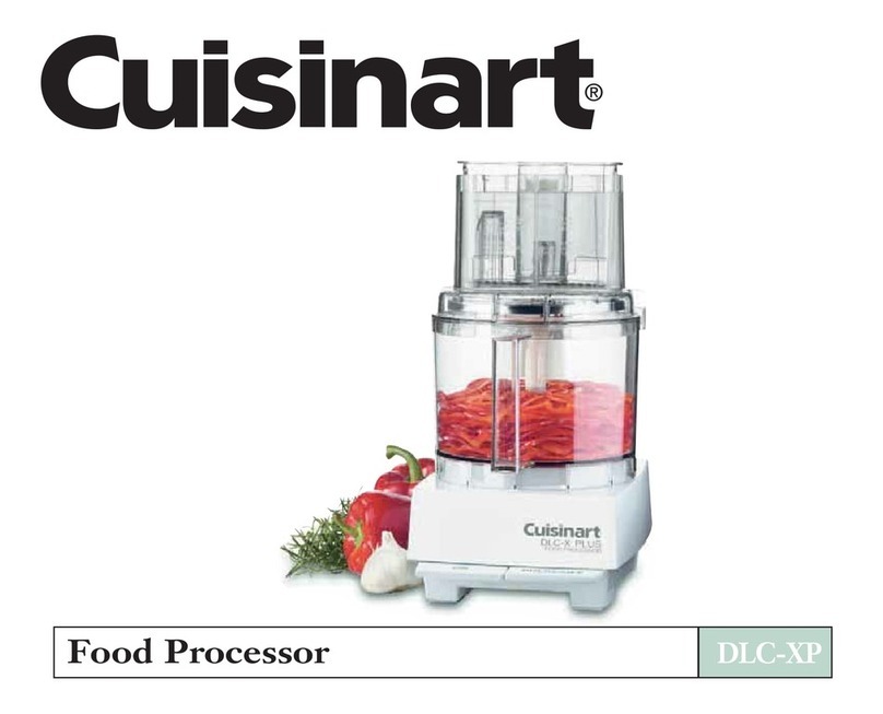 Cuisinart DLC XP - DLC-X Plus Food Processor User manual