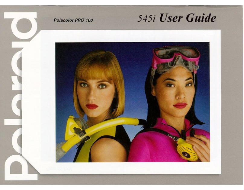 Polaroid 545i - Camera Film Back User manual Polaroid 545i - Camera Film Back User manual