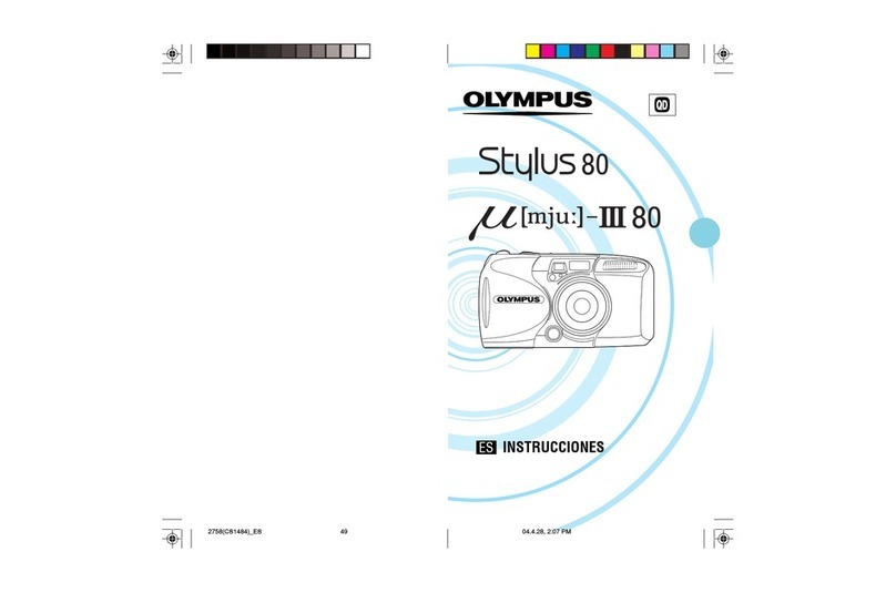 Olympus 80 - Stylus 80 Quartz Date 35mm Camera Instrucciones