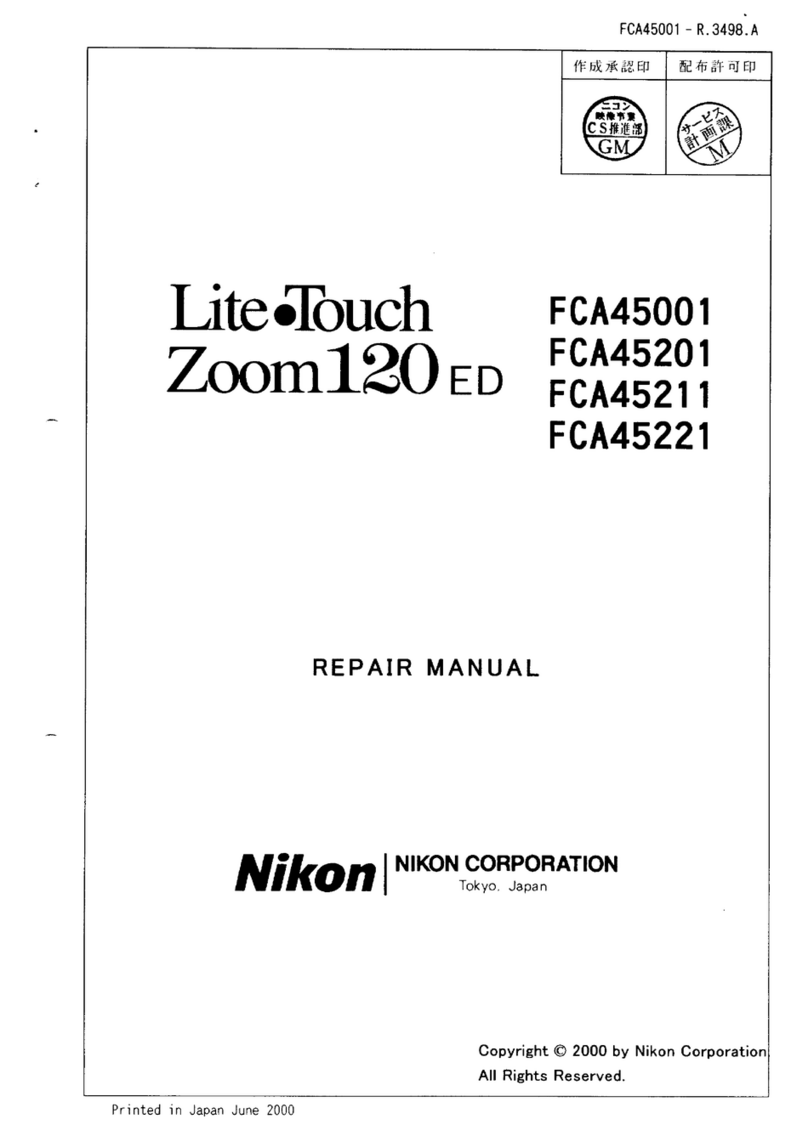 Nikon 120ED - Lite Touch 120 ED/QD Zoom Date 35mm... Repair manual